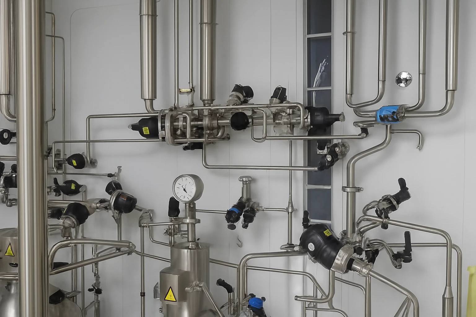 دقة التحكم في أنظمة ا لأنابيب الصحية