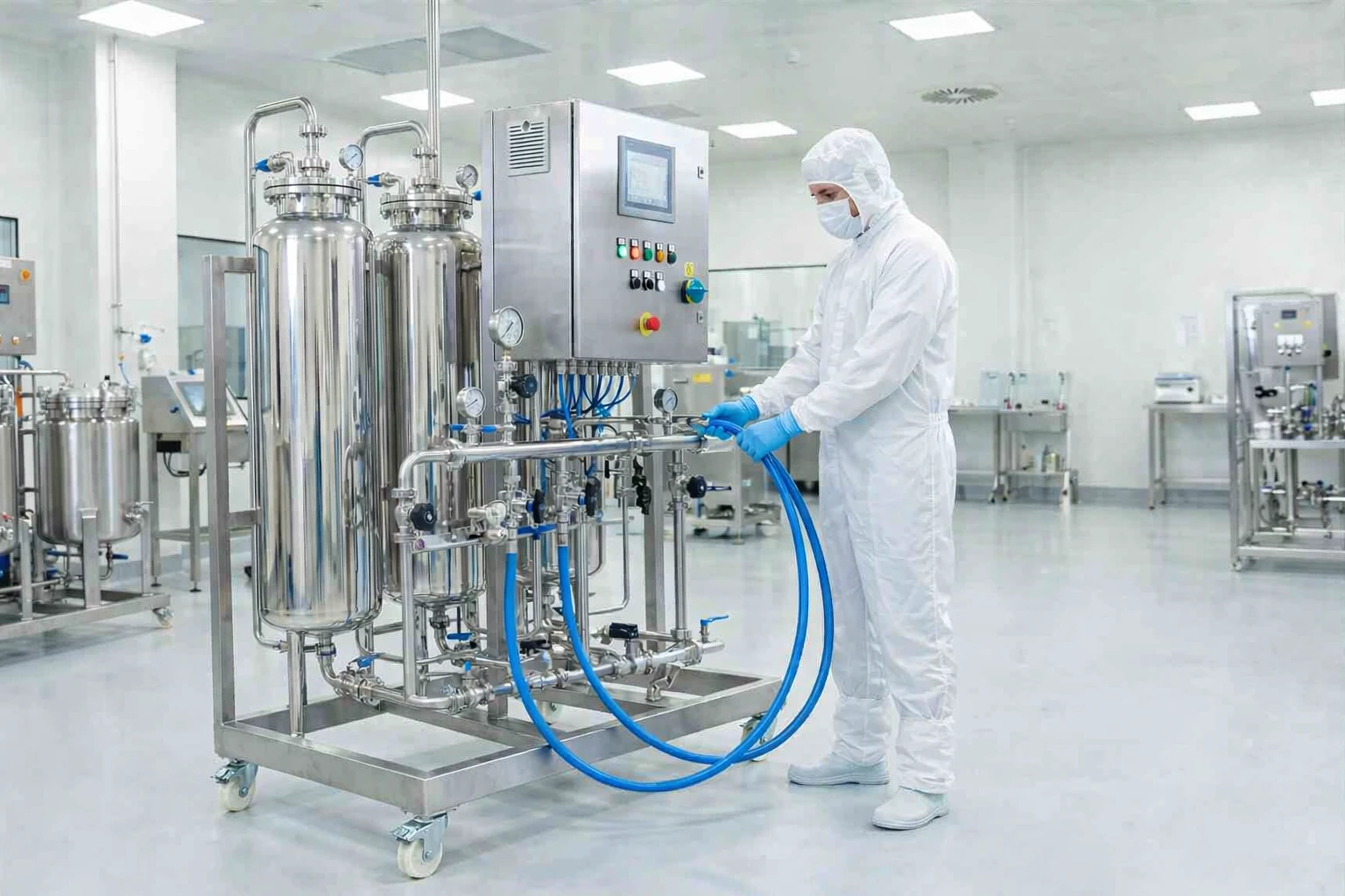 تُعدّ عملية التخميل بالغة الأهمية في أنظمة الفولاذ المقاوم للصدأ المستخدمة في صناعة الأدوية